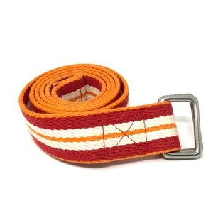 J. Crew L/XL Canvas Striped Belt